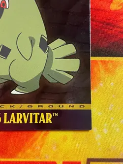 2001 Topps Pokemon Johto League Champions Holo Foil #246 Larvitar - Image 5