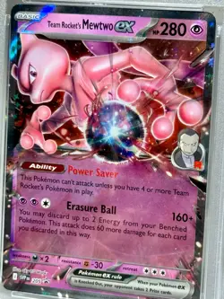 PSA GM 10 POKEMON “MEWTWO ex Box” #205 SVP EN Team Rocket *PSA GEM MINT 10* - Image 2
