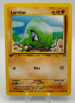 2001 Pokemon Neo Discovery Larvitar 1st Edition #57/75 Common LP+ / NM - Image 1