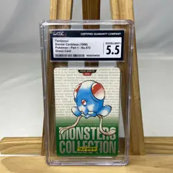 1996 Bandai Carddass Pocket Monsters Japanese Green Version Tentacruel #073 NM - Image 1