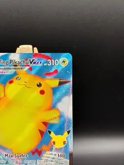 Surfing Pikachu VMAX 009/025 Celebrations Ultra Rare Holo Pokemon Card NM 009 - Image 4