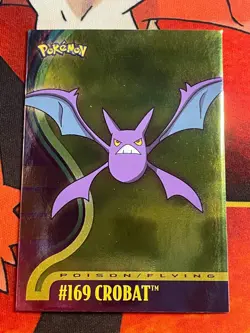 2001 Topps Pokemon Johto League Champions Holo Foil #169 Crobat - Image 1
