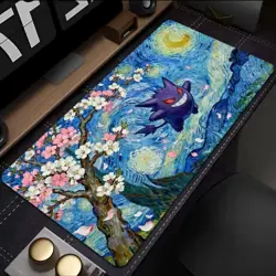 Pokemon Table Playmat TCG CCG Mouse Pad Trading Card Game Mat 60x30cm Gengar - Image 1