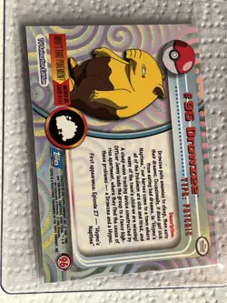 2000 Pokemon TV Animation Edition - Holo Foil card 96 Drowzee - Image 2