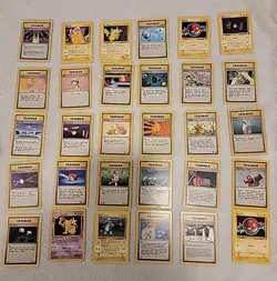 Vintage Pokemon TCG 30 Card Mixed Lot - Image 1