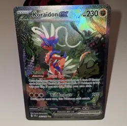 Koraidon ex 247/198 Special Illustration Holo Rare Scarlet & Violet 2023 Pokemon - Image 1
