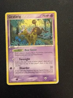 Girafarig 16/92 Rare EX Legend Maker Pokemon TCG Vintage HP - Image 1