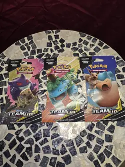 Pokemon Sun & Moon - Team Up - 3 SEALED Booster Packs - Image 3