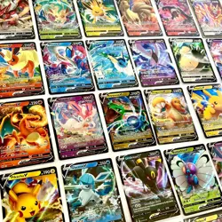 10 Pokemon Cards Booster Pack Lot w/ ULTRA RARE (VMAX,VSTAR, EX, V)+Holos! MINT - Image 1