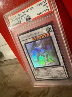 Yu-Gi-Oh! Junk Berserker - Ghost Rare 1st Edition - PSA 7 - EXVC-EN037 - Image 3