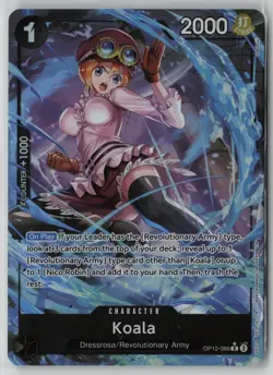 Koala (086) (Alternate Art) OP12-086 One Piece Legacy of the Master Rare NM - Image 1