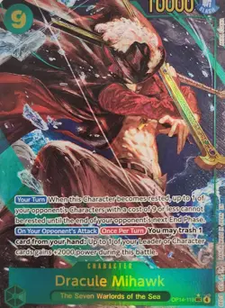 Dracule Mihawk - OP14-119 (SEC ALT Art) OP14-119 The Azure Sea - ONE PIECE - Image 1