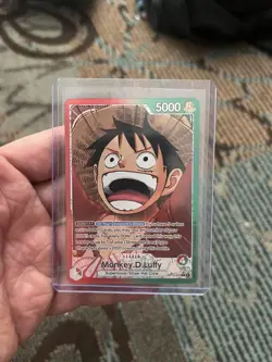 Monkey.D.Luffy (001) (Alternate Art) OP13-001 Carrying On His Will Foil - Image 1