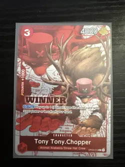 Tony Tony.Chopper (Winner Pack 2024 Oct.-Dec.) OP04-010 One Piece Promotion... - Image 1
