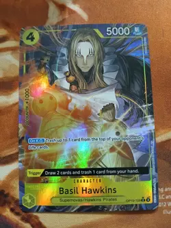 One Piece TCG PRB-02 The Best Vol. 2 Basil Hawkins Alternate Art OP10-109 - Image 1