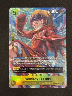Monkey.D.Luffy OP07-109 Full Art - One Piece Illustration Box Vol. 3 Foil Promo - Image 1