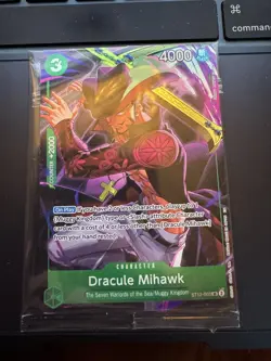 One Piece Dracule Mihawk ST12-003 Illustration Box Vol 4 English Promo Sealed - Image 1