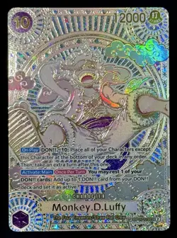 💎 2025 ONE PIECE TCG MONKEY.D.LUFFY OP05-119 V.2 EN - GOLD MANGA SP 💎 - Image 1