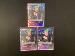 Zoro-Juurou ST18-004 - One Piece TCG - Starter Deck 18 SR Foil NM English x3 - Image 1