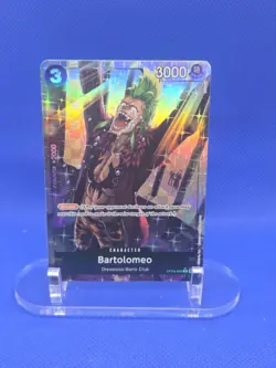 One Piece Premium Booster PRB-01 Bartolomeo OP04-089 Alternate Alt Art NM - Image 1