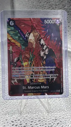 St.Marcus Mars (Alternate Art) OP13-091 One Piece Carrying On His Will Foil - Image 1