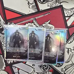 One Piece TCG Pillars Of Strength Rob Lucci OP03-092 SR - Playset 4X - Image 1
