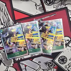 4x Krieg OP03-025 Super Rare Englisch PLAYSET NM One Piece - Image 1