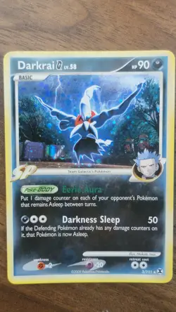 Pokemon Darkrai G Rising Rivals Holo Rare Card 3/111 - Image 1