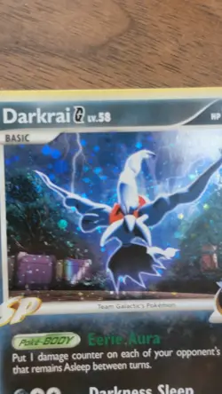 Pokemon Darkrai G Rising Rivals Holo Rare Card 3/111 - Image 2