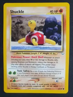 Shuckle 51/64 - Neo Revelation Set - Pokemon Card - Excellent Condition - Image 1