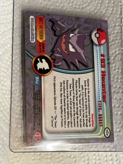 2000 Pokemon TV Animation Edition - Holo Foil card 93 Haunter - Image 2