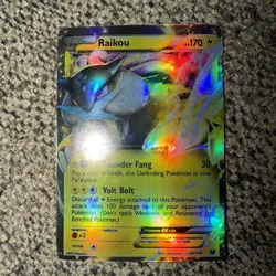 Pokemon Raikou EX Dark Explorers Holo Card 38/108 - Image 1