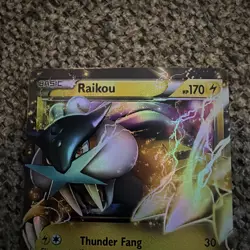 Pokemon Raikou EX Dark Explorers Holo Card 38/108 - Image 2