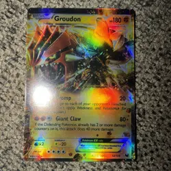 Pokemon Groudon EX Holo Card Dark Explorers 54/108 - Image 1