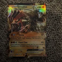 Pokemon Groudon EX Holo Card Dark Explorers 54/108 - Image 4