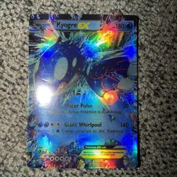 Pokemon Kyogre EX 54/160 XY Primal Clash Ultra Rare Holo Basic Water Card - Image 1