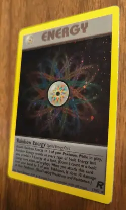 Pokemon Card Rainbow Energy 17/82 Holographic 1999-2000 - Image 2
