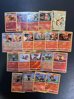 Pokemon Litleo Pyroar Card - 20 Cards Holo Lot Rare Vintage Collection Break - Image 1