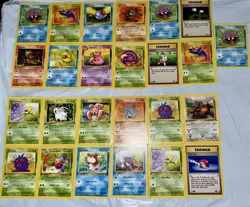 1st edition WOTC Pokemon Card lot of 33- Jungle, Fossil, Neo, Gym Challenge - Image 3