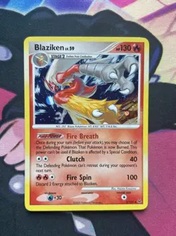 Blaziken 3/127 Holo Platinum Base Set Pokemon Card - Image 1