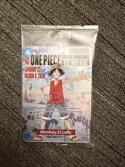 One Piece Card Game Monkey D. Luffy US Voyage Bandai P055 5000 Power - Image 1