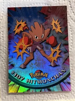 2000 Pokemon TV Animation Edition - Holo Foil card 107 Hitmonchan - Image 1