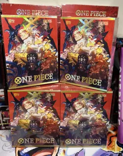 One Piece - 4 Sealed Boxes Bundle - New Lucky Card Collection Vol.10 - Image 1