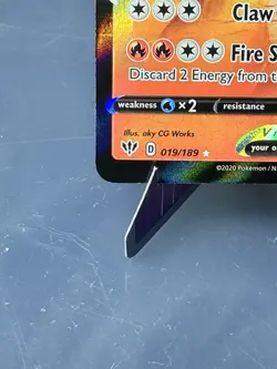 Pokemon TCG Charizard v Full Art Holo Card 019/189SWSH03: Darkness Ablaze - Image 4