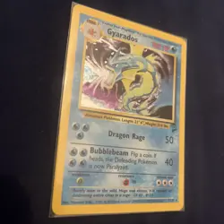 WOTC Pokemon Card. Base Set 2 Gyarados. Excellent Condition. - Image 3