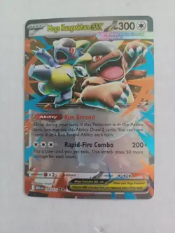 Mega Kangaskhan EX 104/132 English Pokemon Card, Mega Evolutions, NM - Image 1