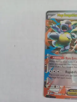 Mega Kangaskhan EX 104/132 English Pokemon Card, Mega Evolutions, NM - Image 4