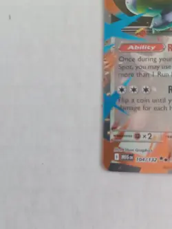 Mega Kangaskhan EX 104/132 English Pokemon Card, Mega Evolutions, NM - Image 5