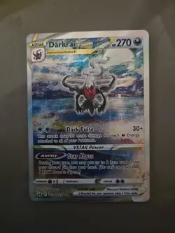 Darkrai VSTAR Crown Zenith: Galarian Gallery Ultra Rare Holo Card GG50/GG70 NM - Image 1