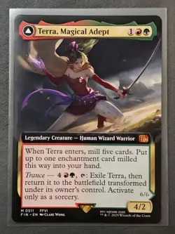 MTG Final Fantasy Terra, Magical Adept (Extended Art) Non-foil M 511 - Image 1